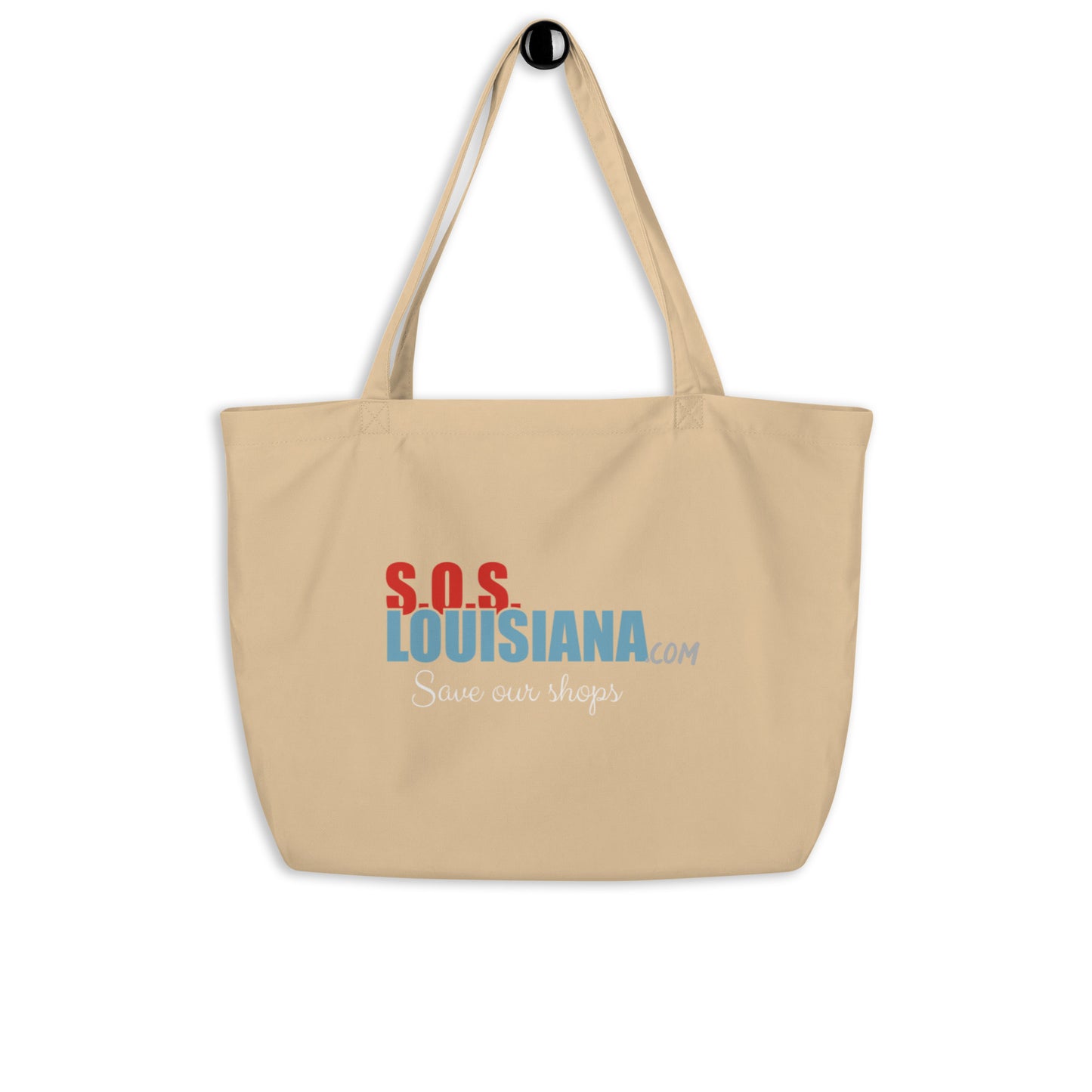 Large Organic Tote with Musical Design