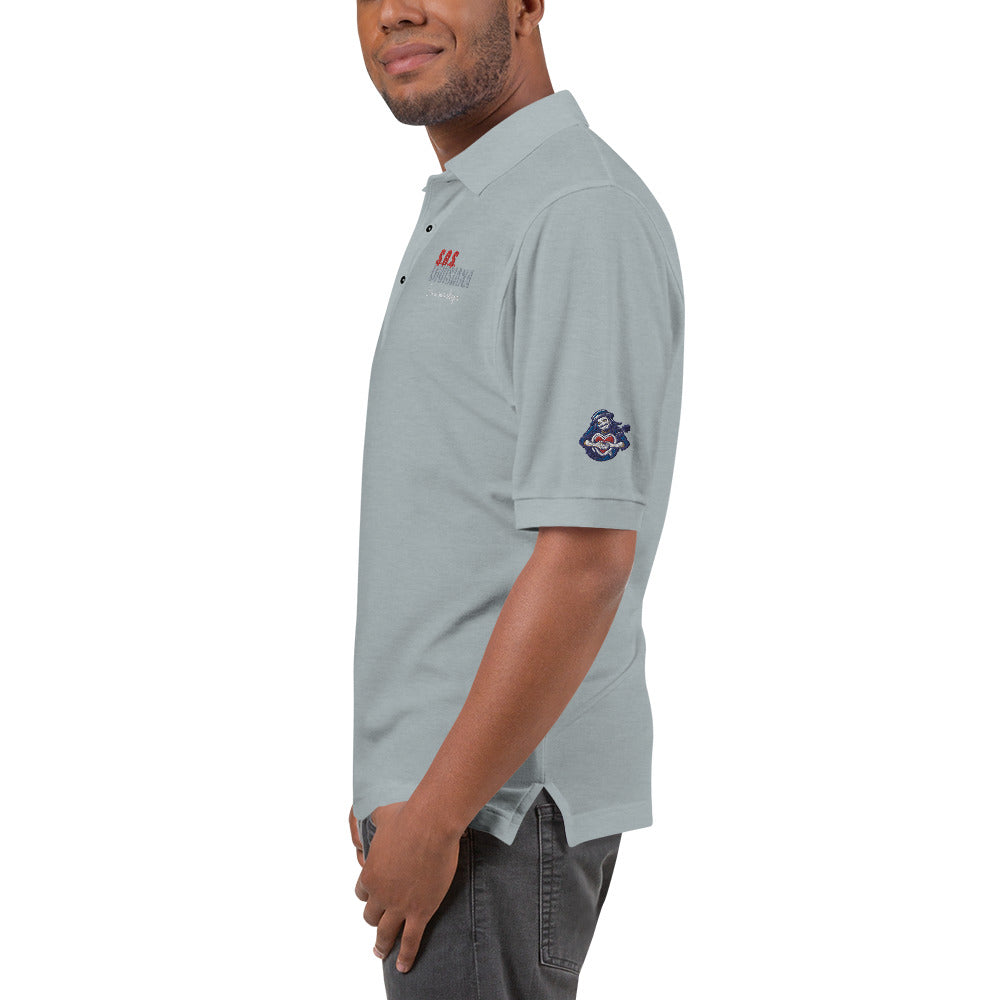 Men's Premium Polo with Musical Heart Design