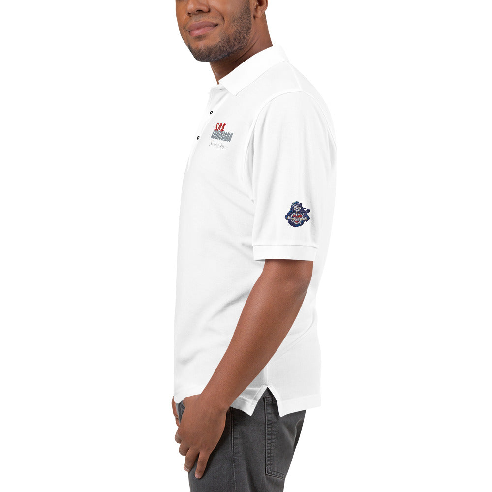 Men's Premium Polo with Musical Heart Design