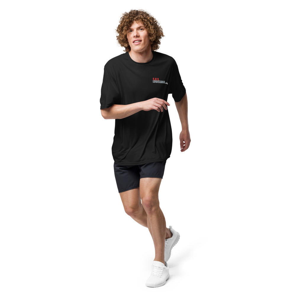 Unisex crew neck t-shirt with Storefront Design