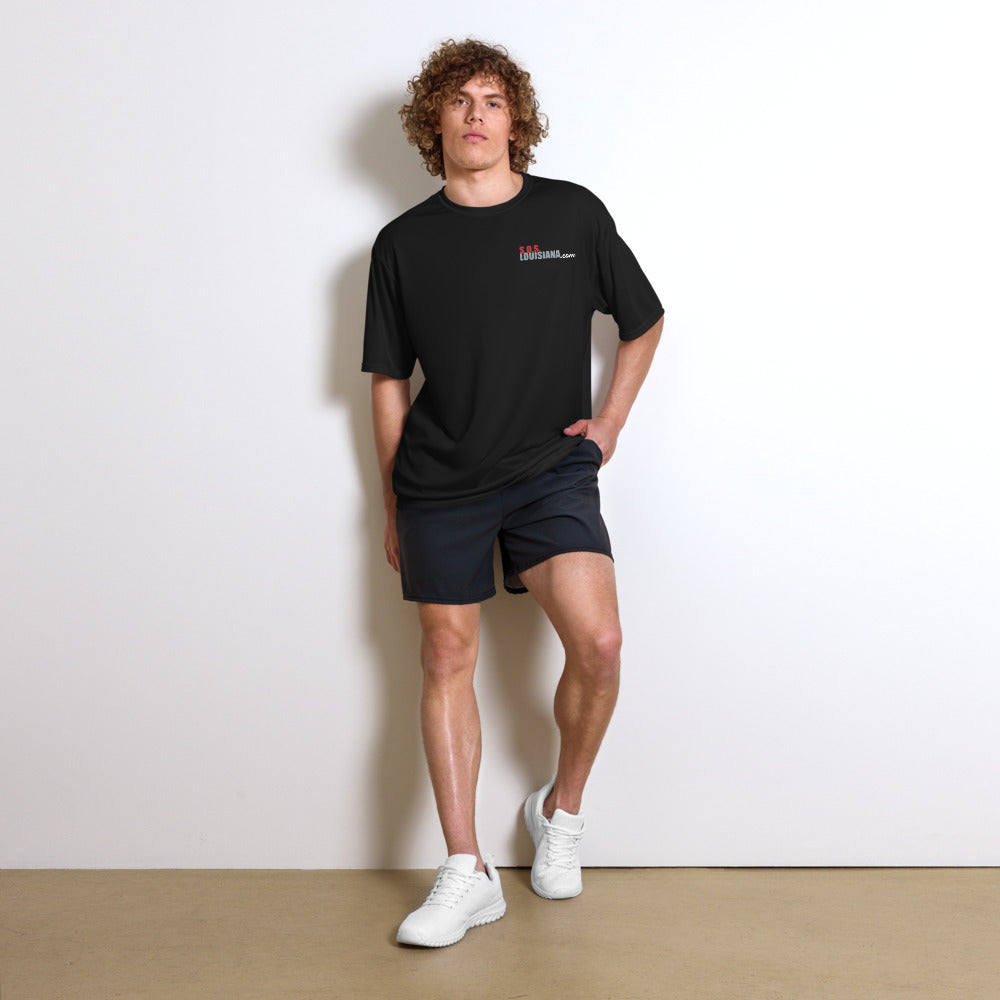 Unisex crew neck t-shirt with Storefront Design