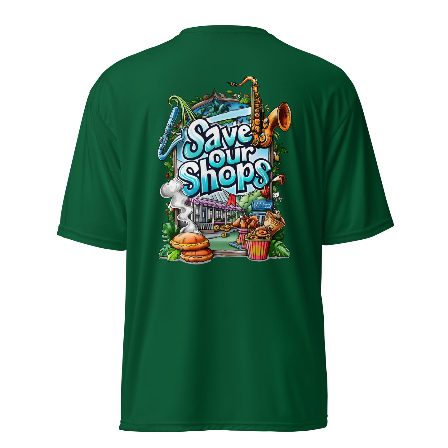 Unisex crew neck t-shirt with Musical Design