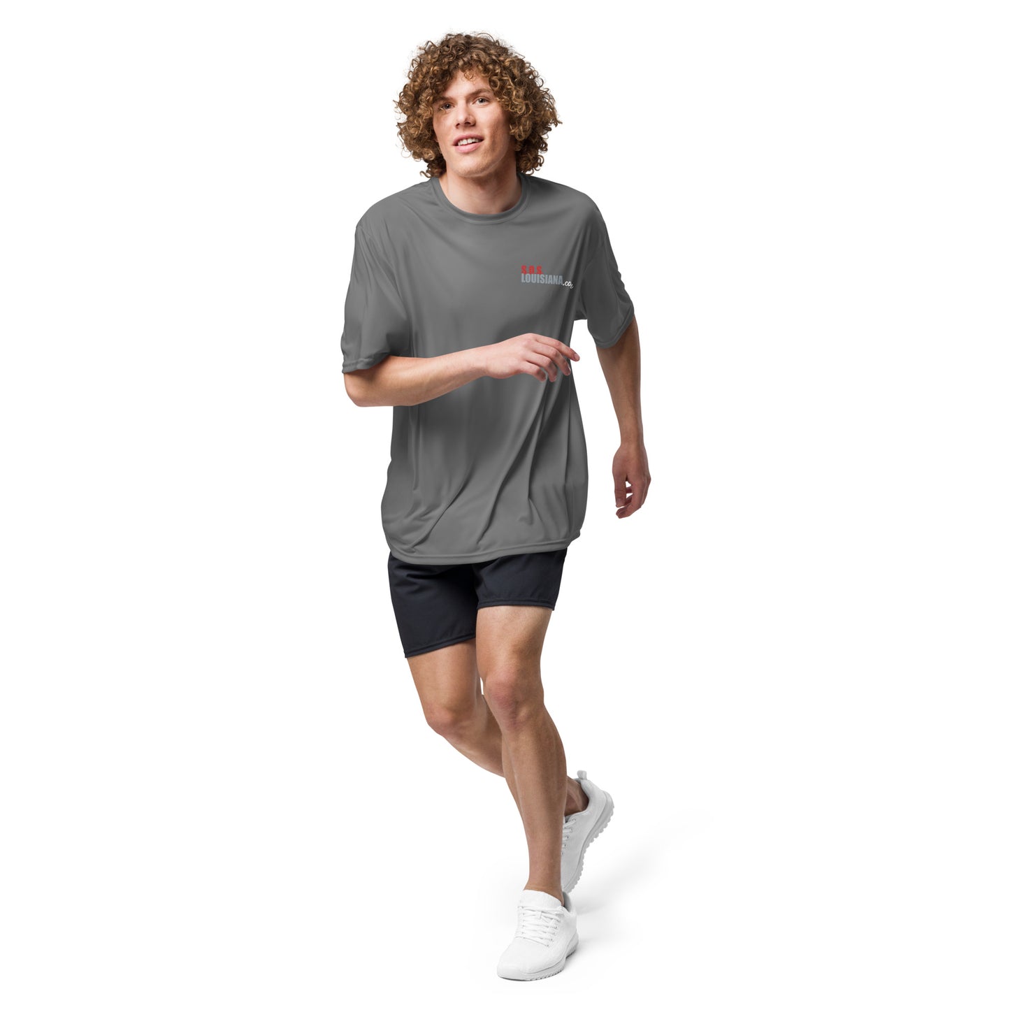 Unisex crew neck t-shirt with Storefront Design