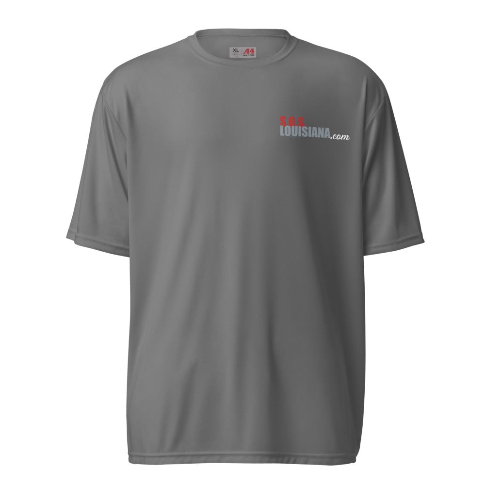 Unisex crew neck t-shirt with Storefront Design