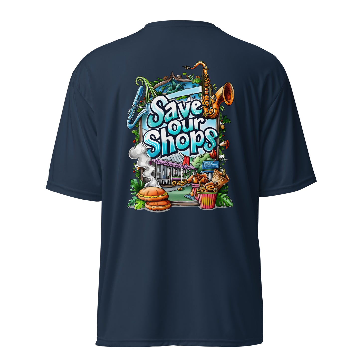 Unisex crew neck t-shirt with Musical Design