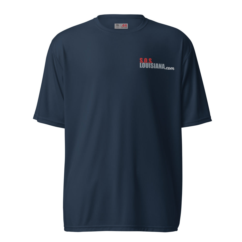 Unisex crew neck t-shirt with Storefront Design