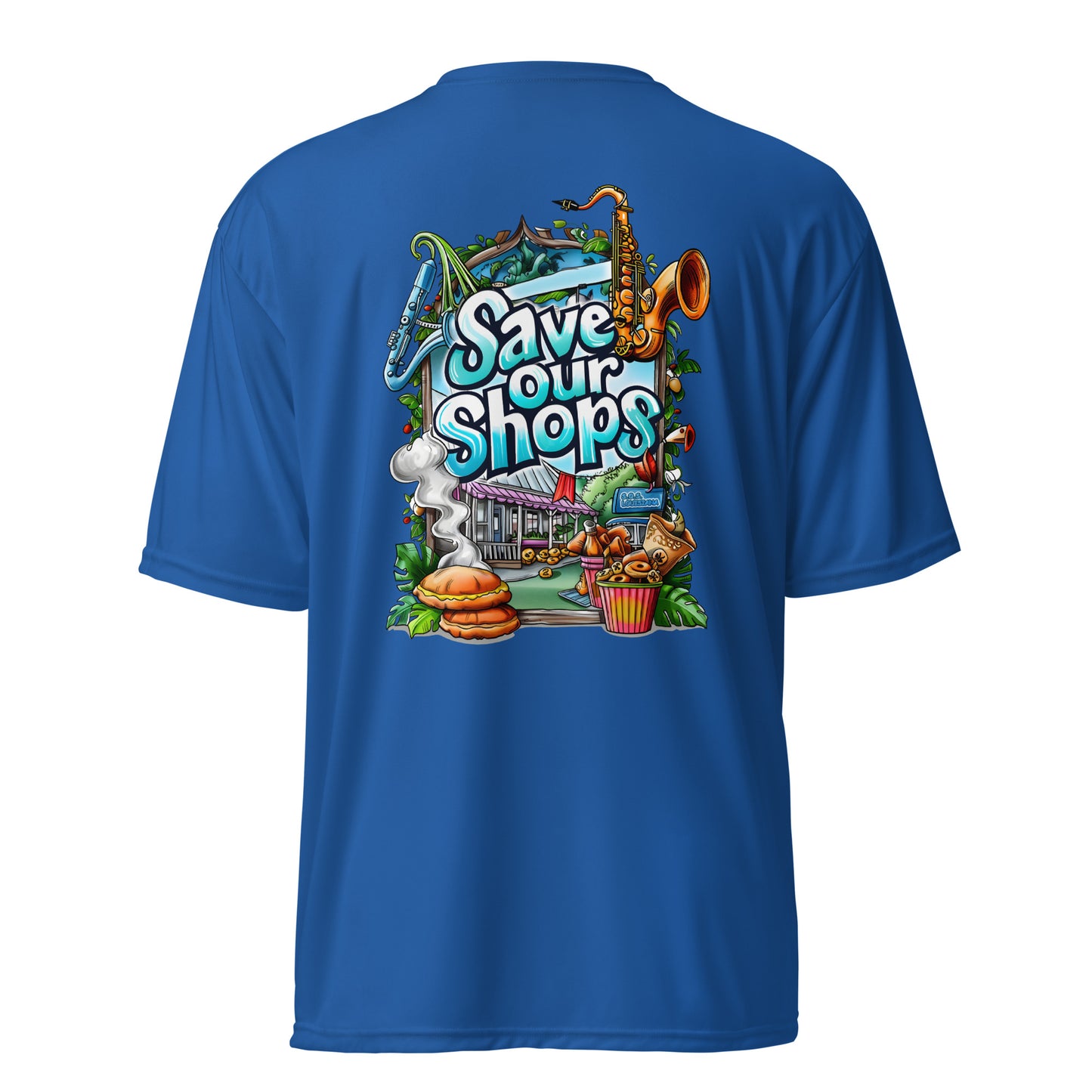 Unisex crew neck t-shirt with Musical Design