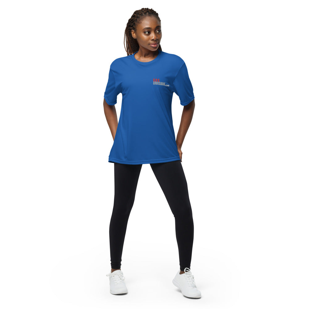 Unisex crew neck t-shirt with Storefront Design