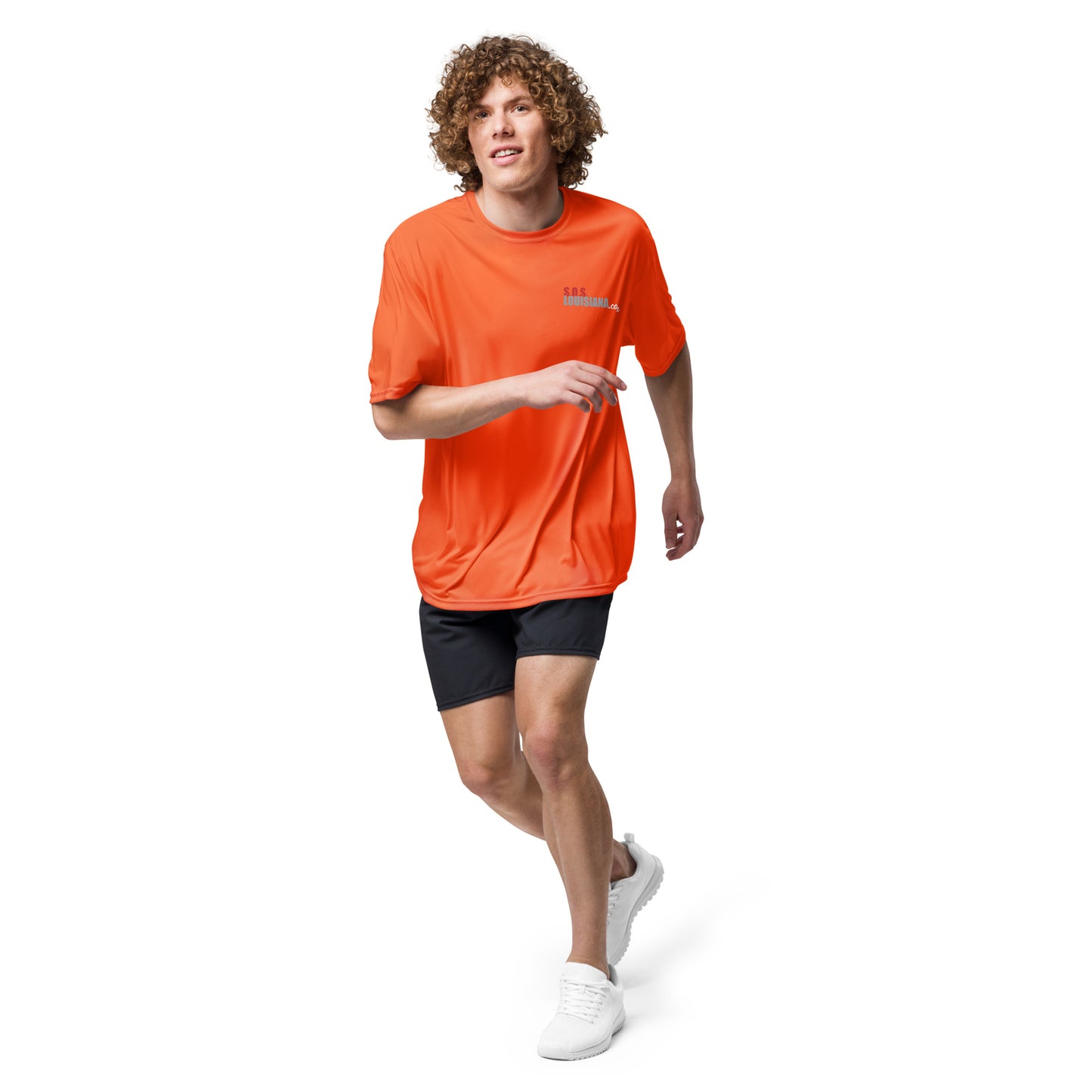 Unisex crew neck t-shirt with Storefront Design