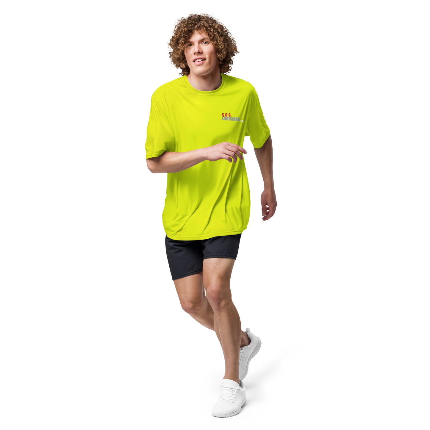 Unisex crew neck t-shirt with Storefront Design