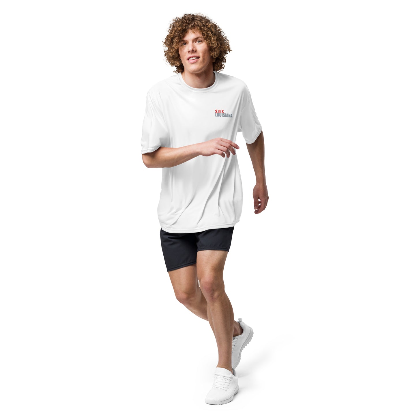 Unisex crew neck t-shirt with Storefront Design