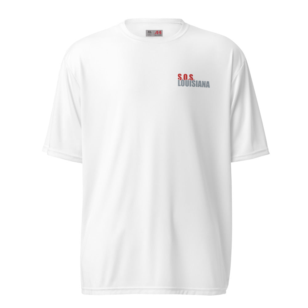 Unisex crew neck t-shirt with Storefront Design
