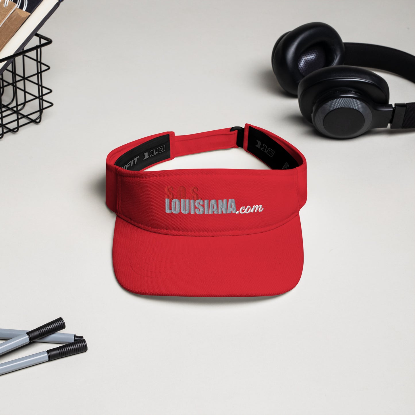 Visor with SOS Logo