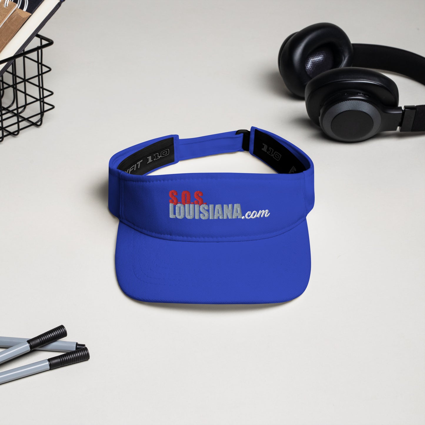 Visor with SOS Logo