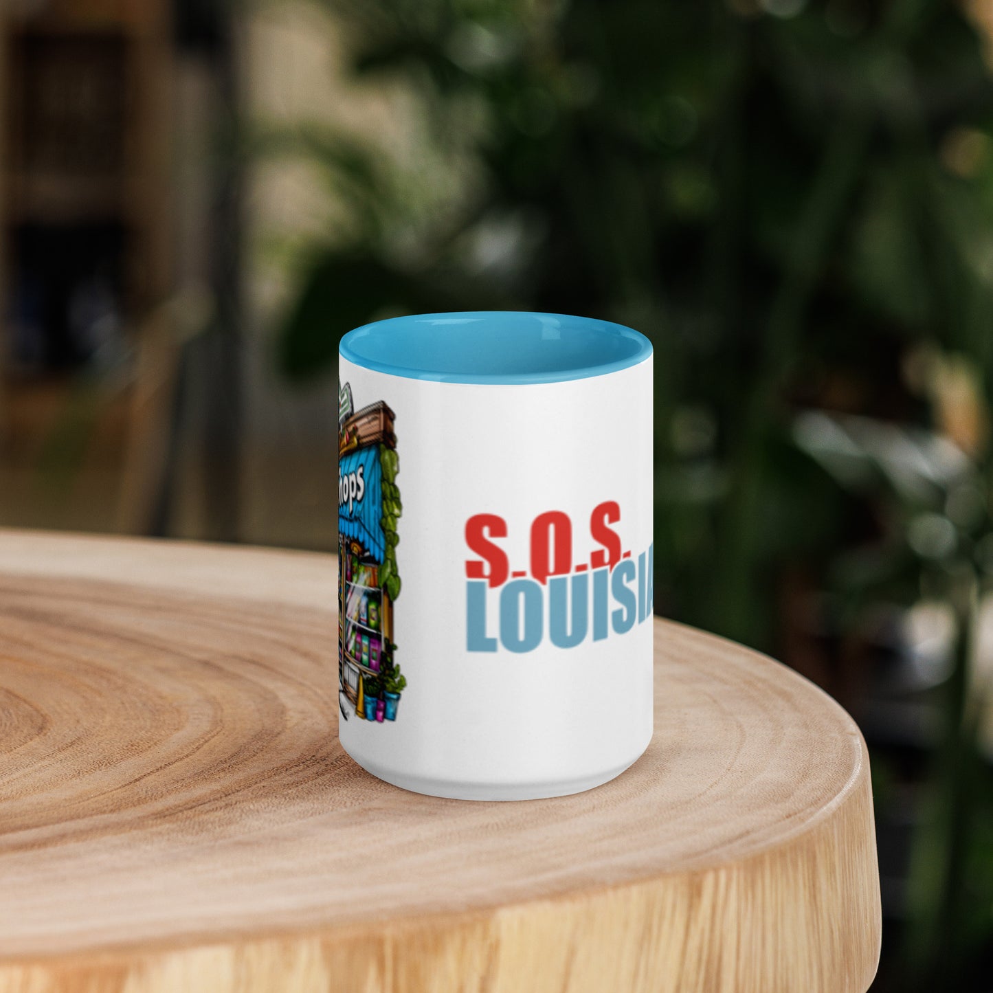 11oz or 15oz Colored Mug with Storefront Design