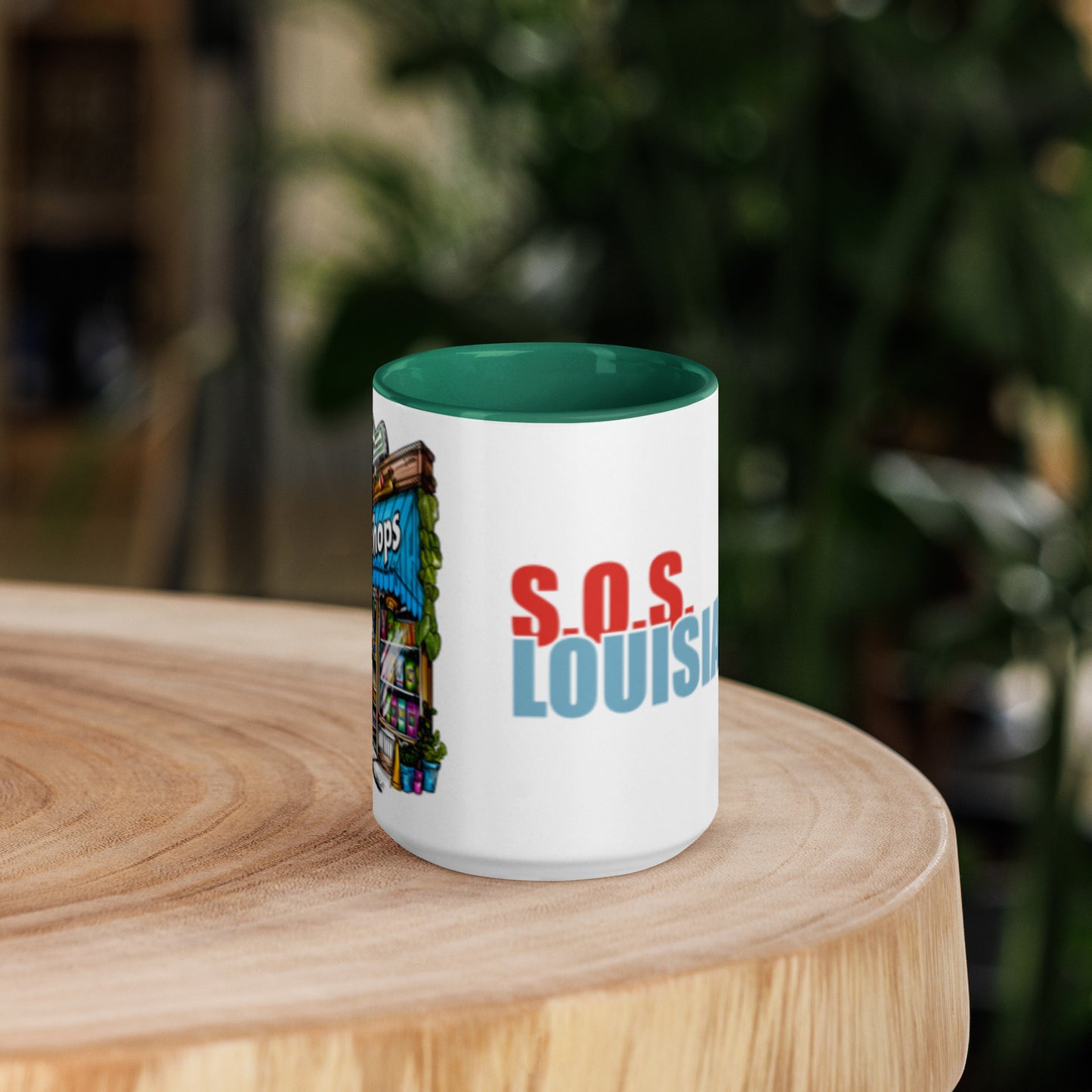 11oz or 15oz Colored Mug with Storefront Design
