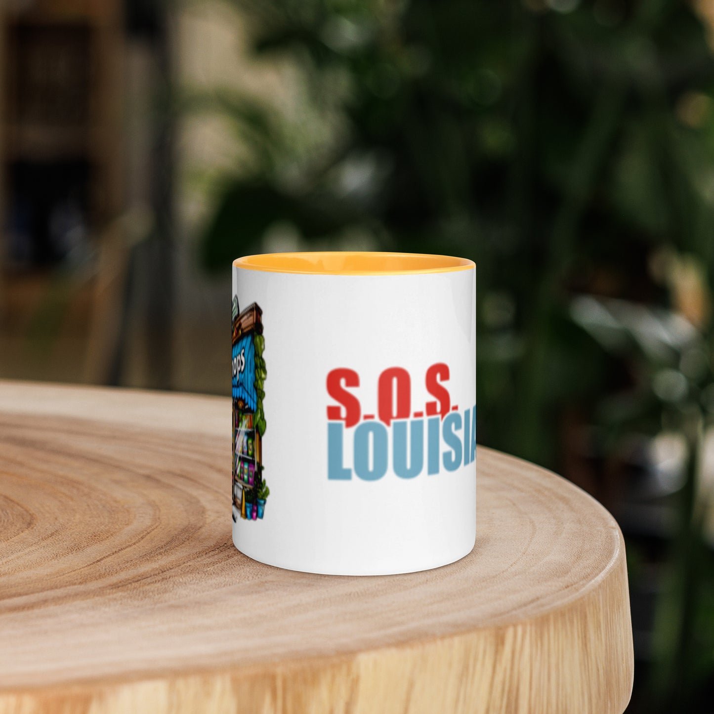 11oz or 15oz Colored Mug with Storefront Design