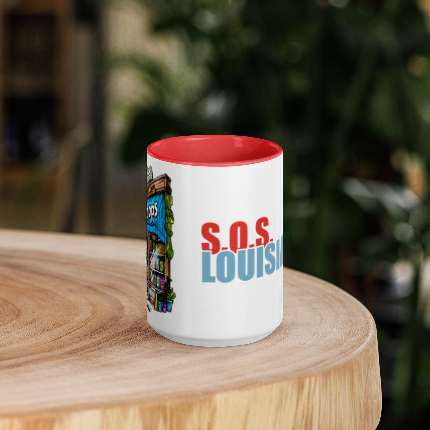 11oz or 15oz Colored Mug with Storefront Design