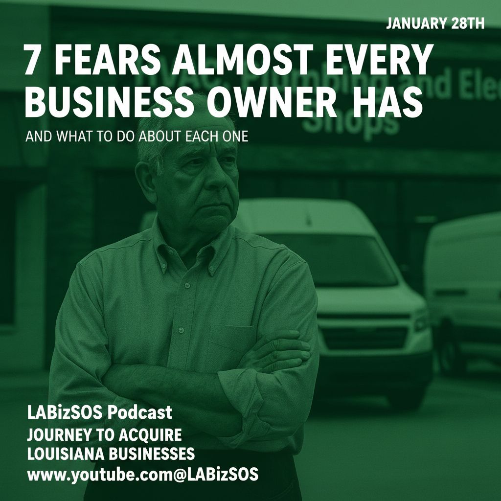 Seven Fears almost every business owner has....