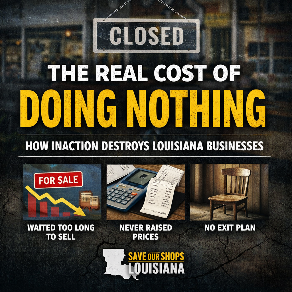 The Real Cost of Doing Nothing: How Inaction Quietly Destroys Louisiana Businesses
