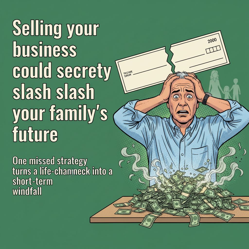 Selling your business without this plan can quietly drain your family’s entire retirement