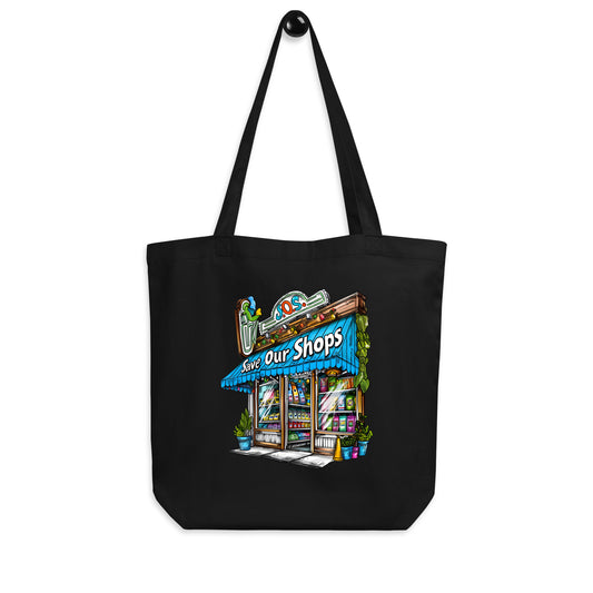 Small Eco Tote with Storefront Design