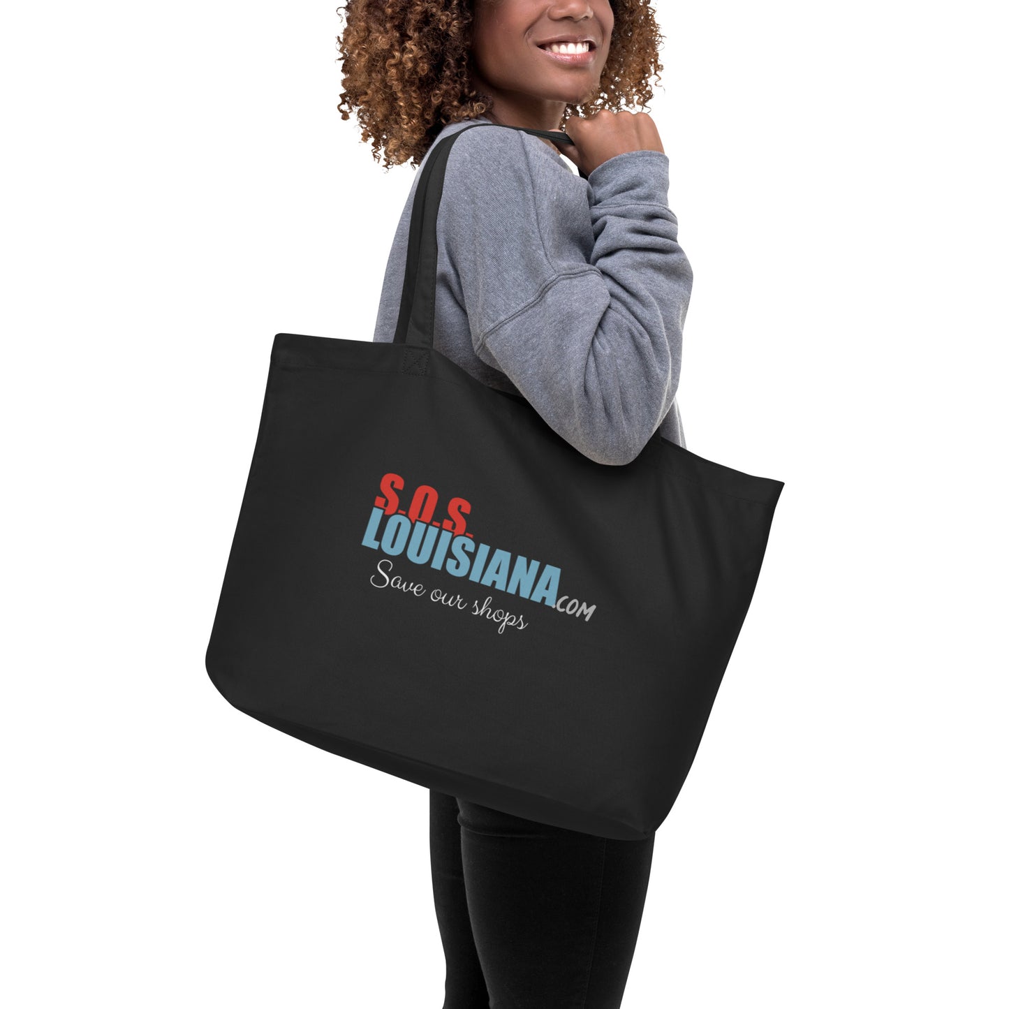 Large Organic Tote with Bags Design