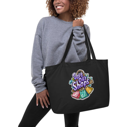 Large Organic Tote with Bags Design