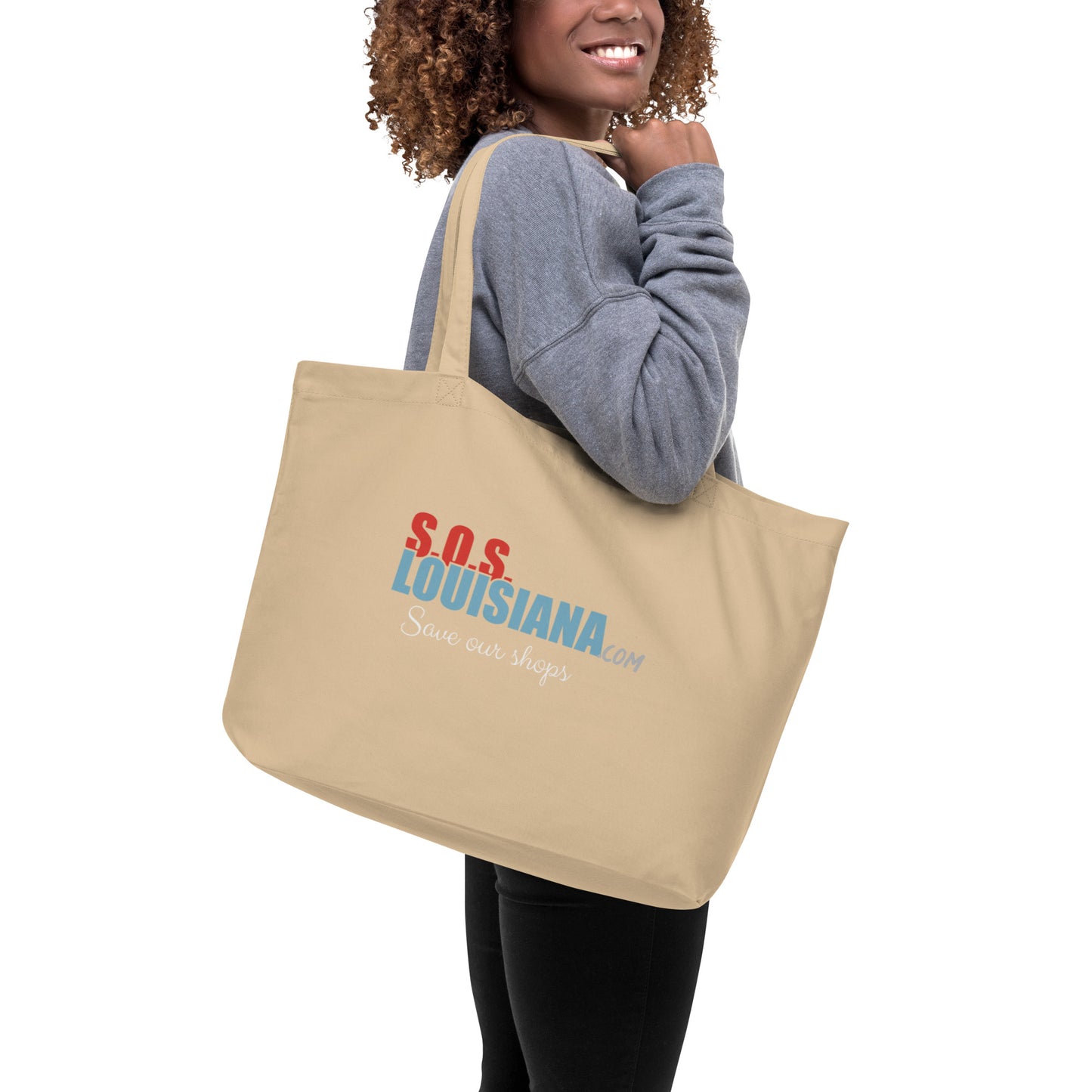 Large Organic Tote with Bags Design