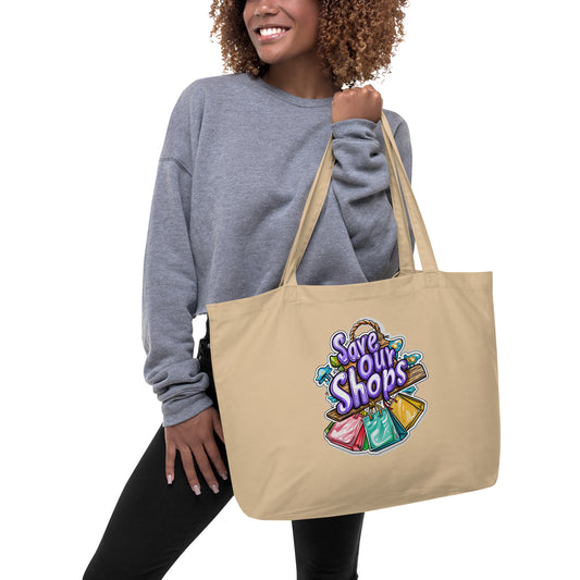 Large Organic Tote with Bags Design