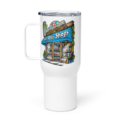 Travel Mug with Storefront Design