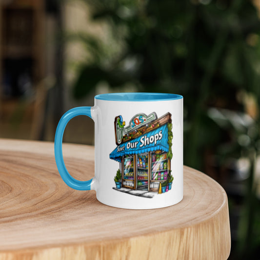 11oz or 15oz Colored Mug with Storefront Design