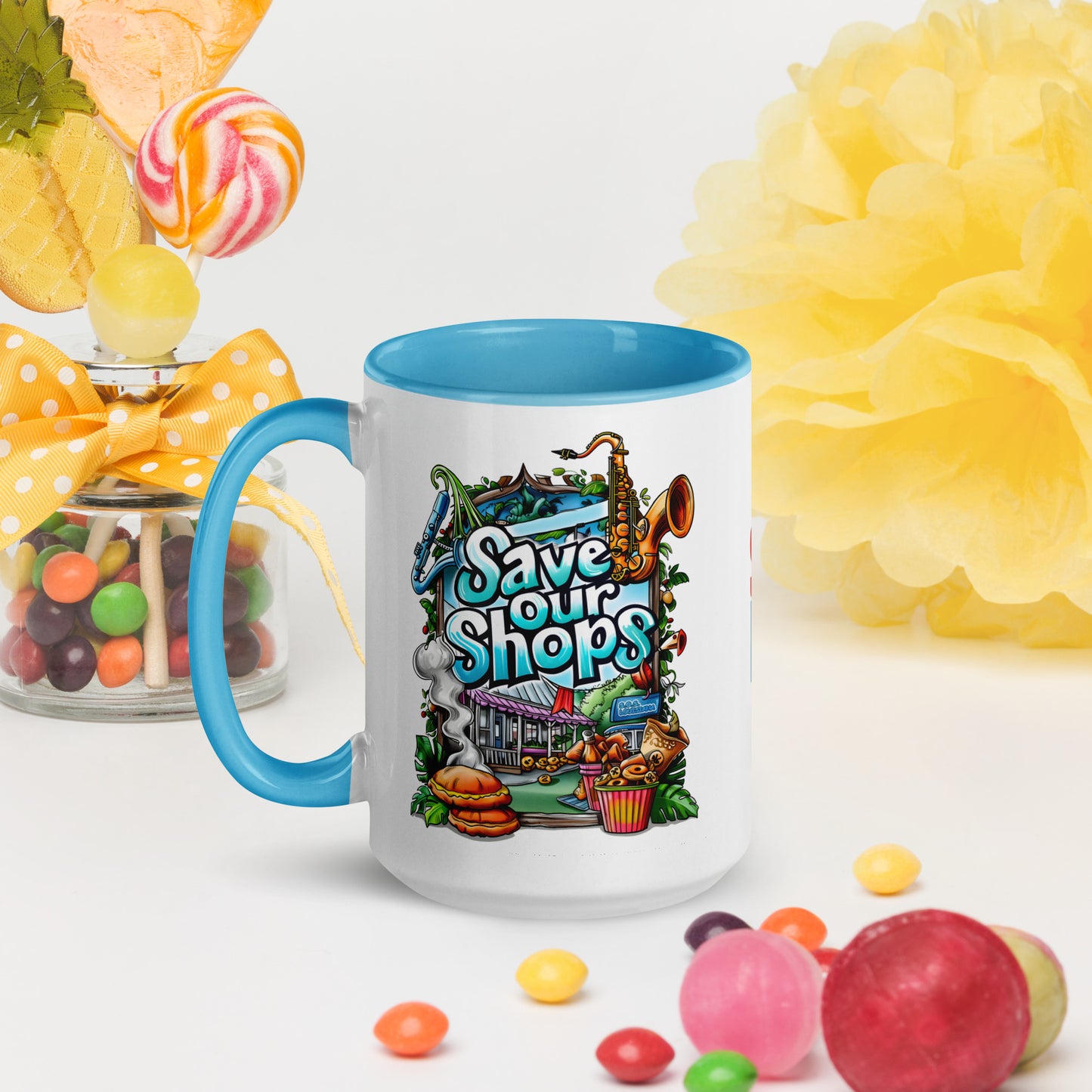 11oz or 15oz Mug with Musical Design