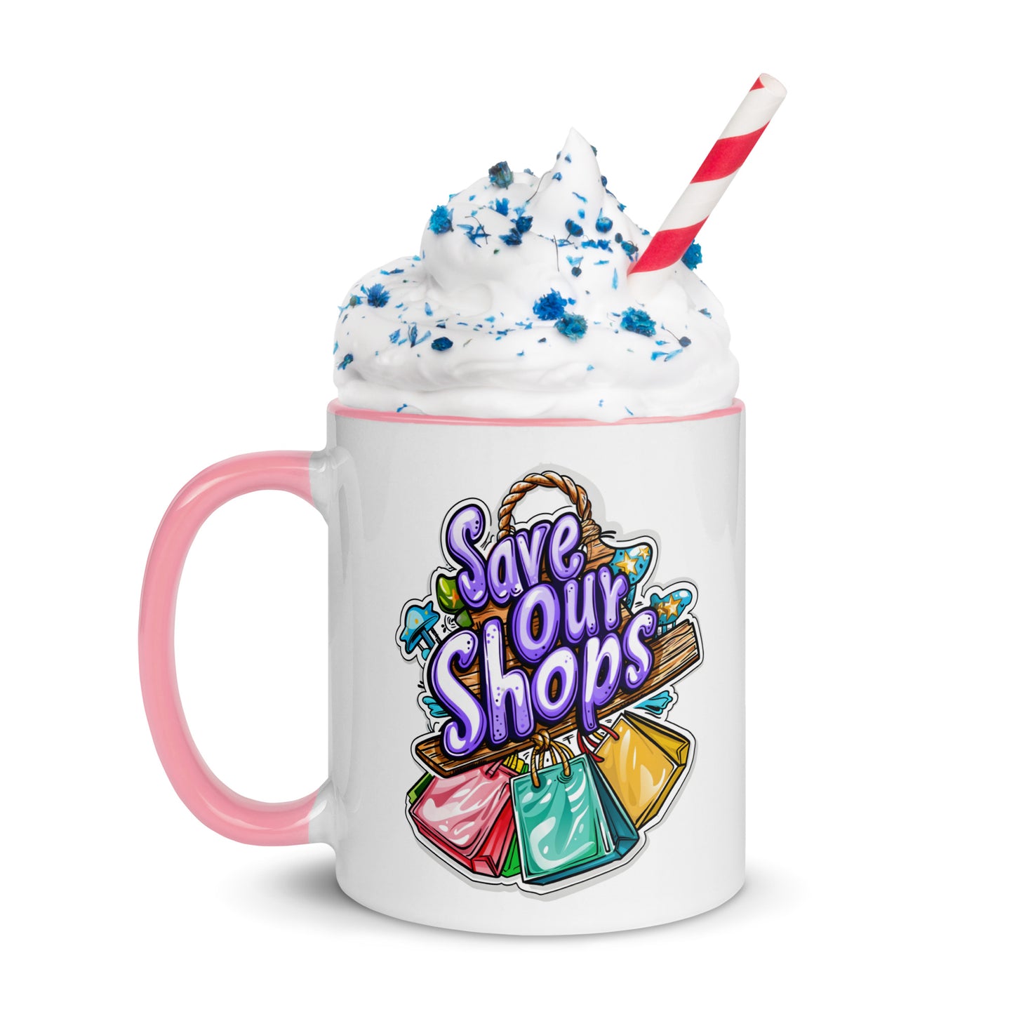 11oz or 15oz Colored Mug with Bags Design